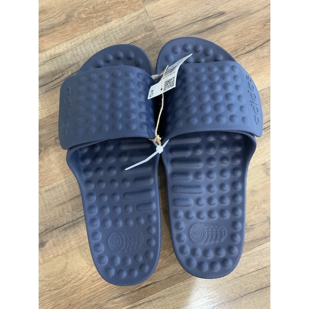 Adidas Unisex Adissage 360REC SANDAL SLIDES JR1248 Dark Blue SZ 13 Women/Men 12